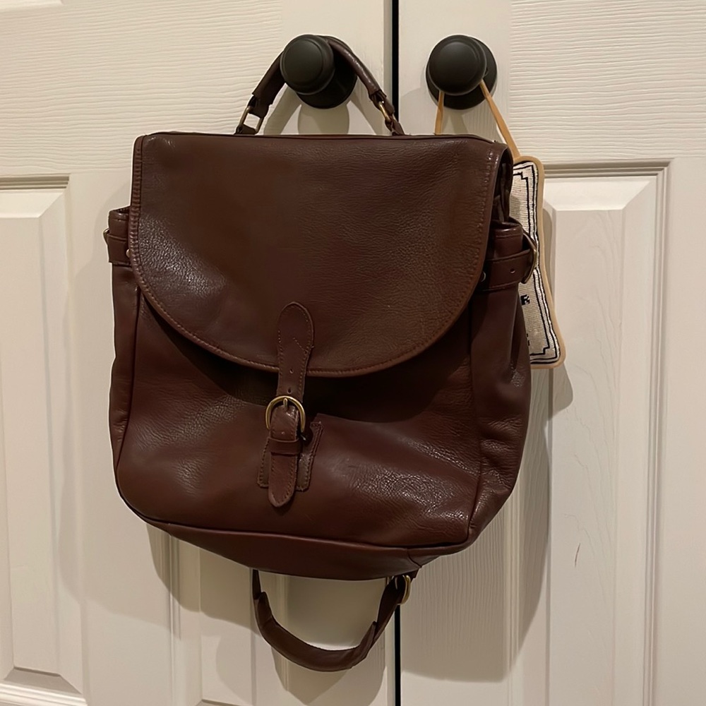 Vintage Leather Messenger Bag